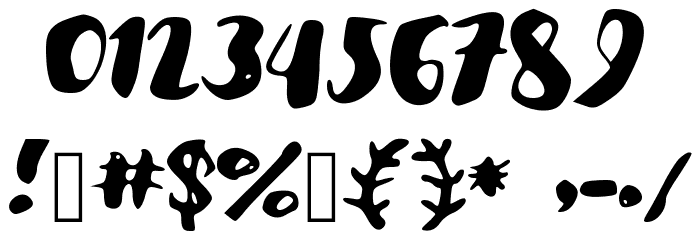 AcademyKiller Font OTHER CHARS