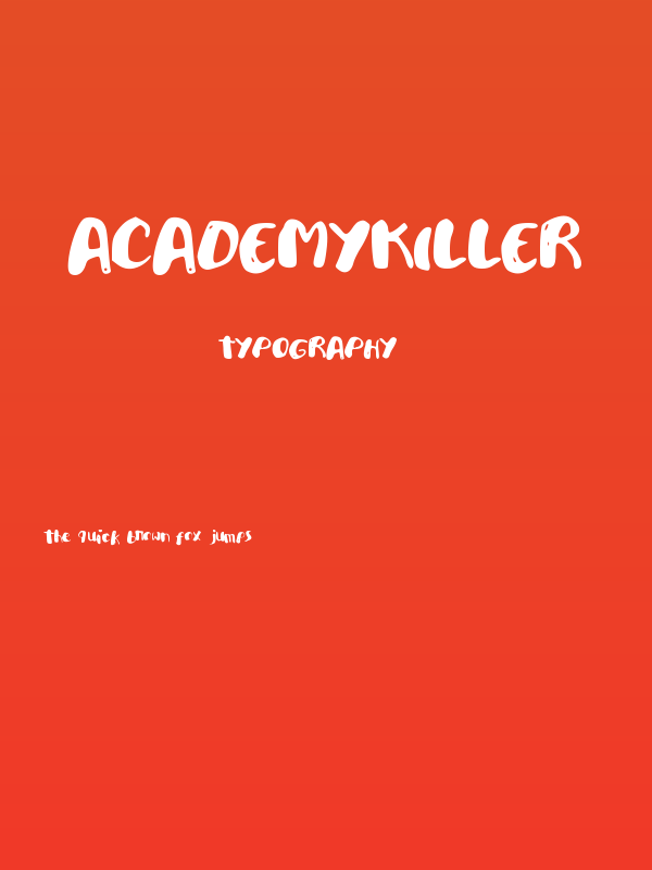 AcademyKiller Poster