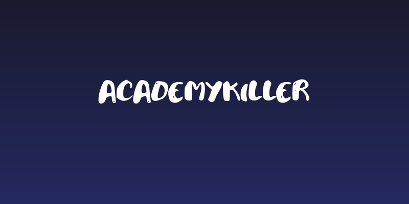 AcademyKiller Social Header