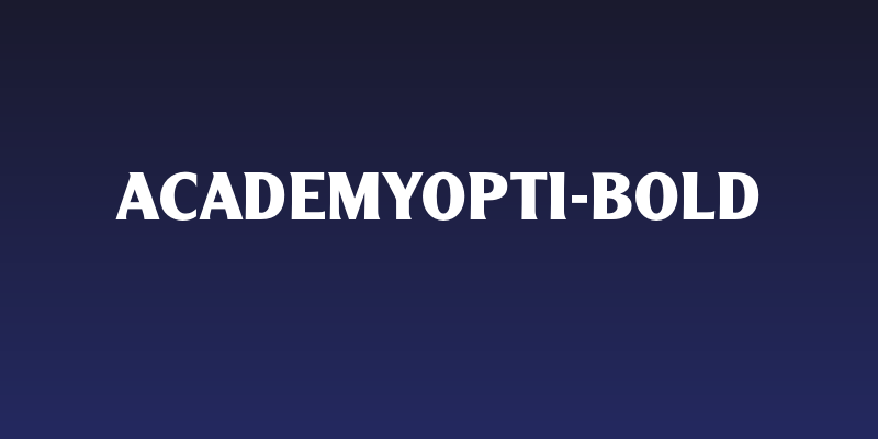 AcademyOpti-Bold Social Header