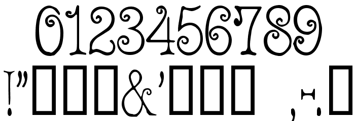 Acadian!` Font OTHER CHARS
