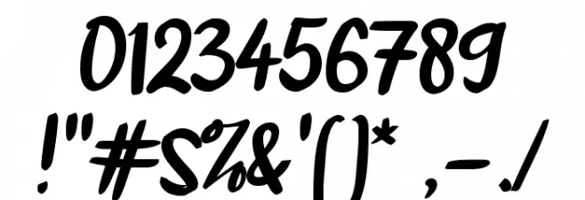 Acakadut Font OTHER CHARS