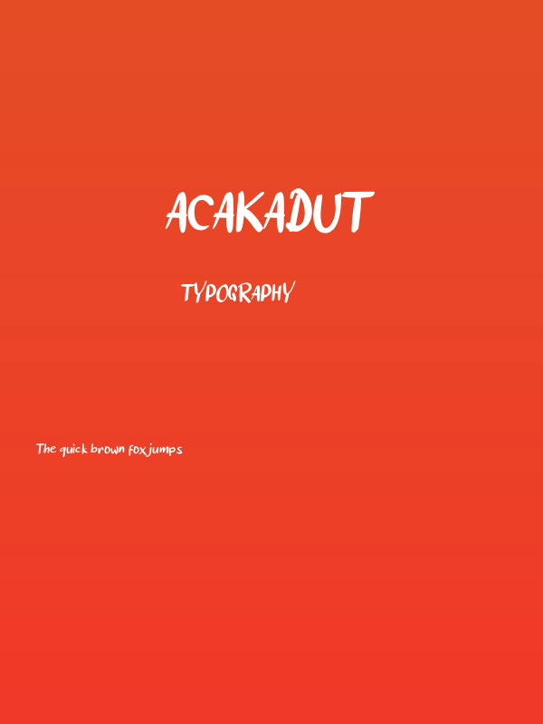Acakadut Poster