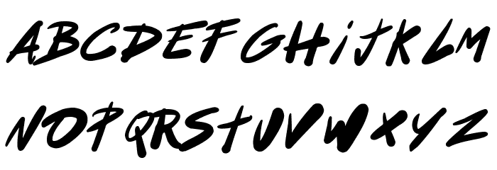 Acapulco Night Fever Font UPPERCASE
