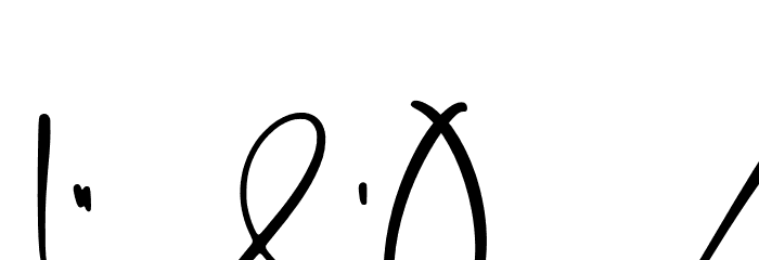 Acardia-Regular Font OTHER CHARS