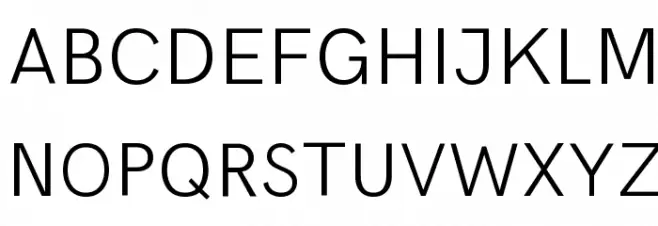 Acari Sans Light 字体 大写