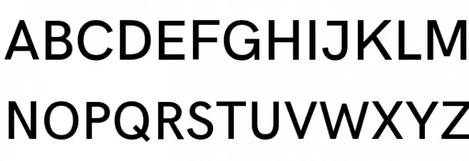 Acari Sans Medium 字体 大写
