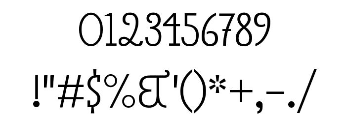 Acca Set Font OTHER CHARS