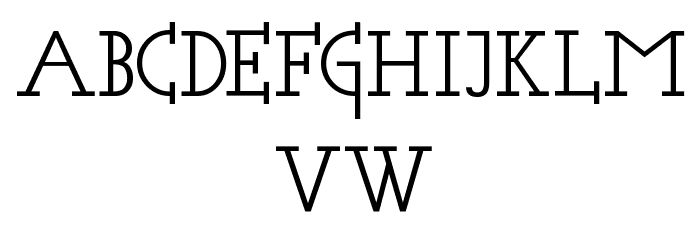 Acca Set Font LOWERCASE