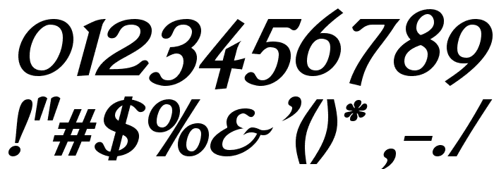 AccanthisADFStd-BoldItalic Font OTHER CHARS