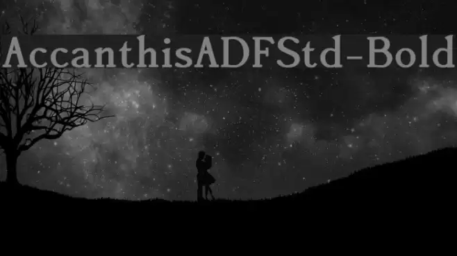 AccanthisADFStd-Bold Font examples