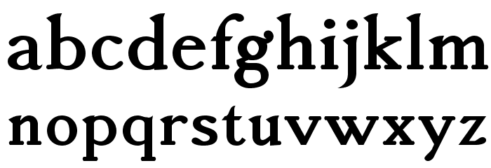 AccanthisADFStd-Bold Font LOWERCASE