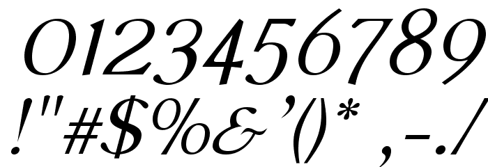 AccanthisADFStd-Italic Font OTHER CHARS