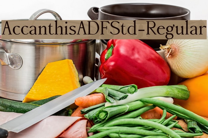 AccanthisADFStd-Regular Font examples