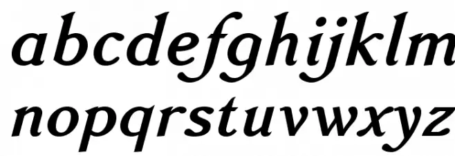 AccanthisADFStdNo2-BoldItalic Schriftart Kleinbuchstaben
