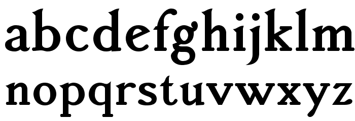 AccanthisADFStdNo2-Bold Font LOWERCASE