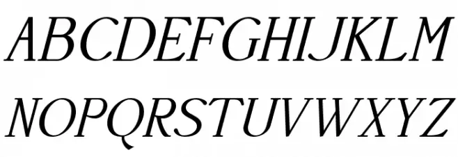 AccanthisADFStdNo2-Italic 字体 大写