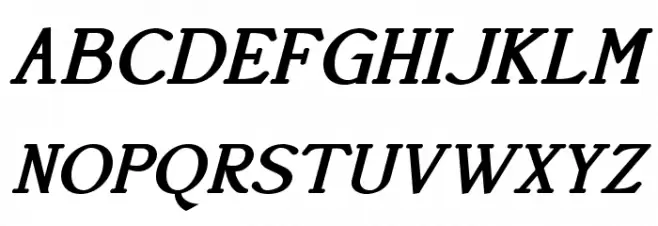 AccanthisADFStdNo3-BoldItalic Font Litere mari