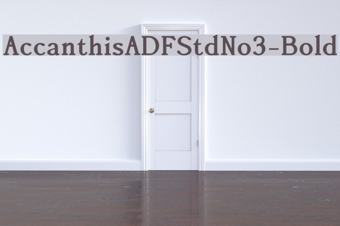 AccanthisADFStdNo3-Bold Fuentes examples