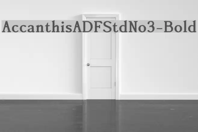 AccanthisADFStdNo3-Bold Fuentes examples