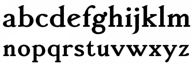 AccanthisADFStdNo3-Bold Schriftart Kleinbuchstaben