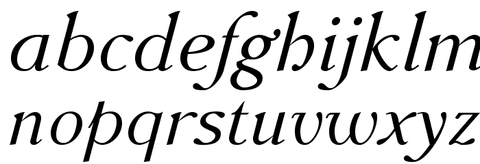 AccanthisADFStdNo3-Italic Font LOWERCASE