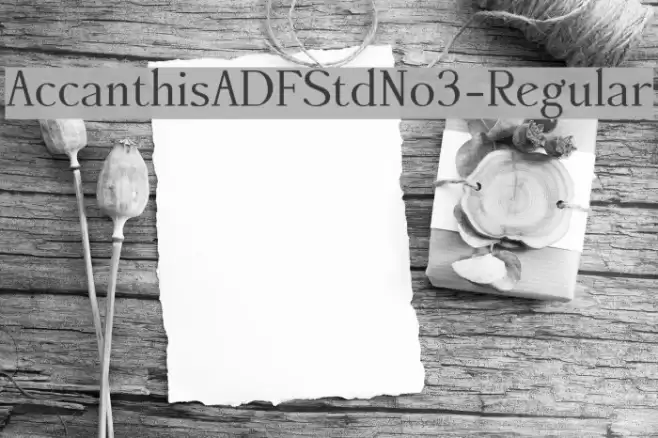 AccanthisADFStdNo3-Regular Fuentes examples