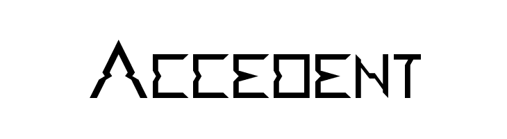 Accedent  Frei Schriftart Herunterladen