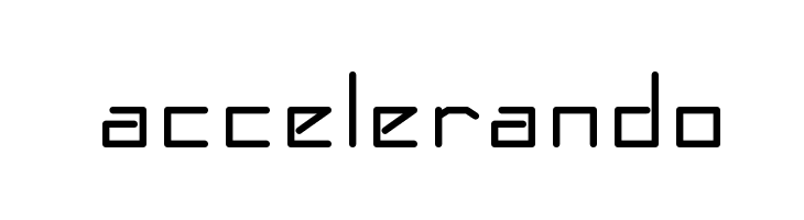 Accelerando Font