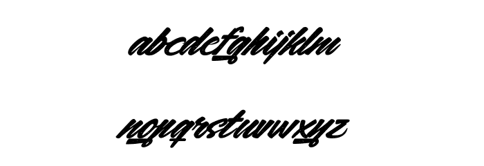 Acceleration & Reaction Font LOWERCASE
