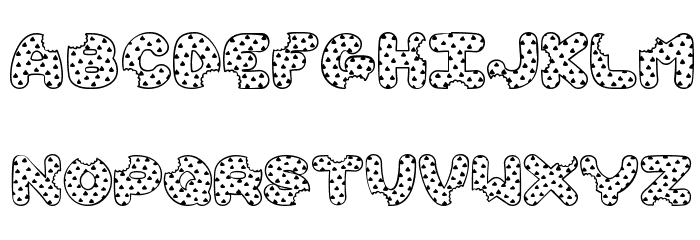 free font cookie dough