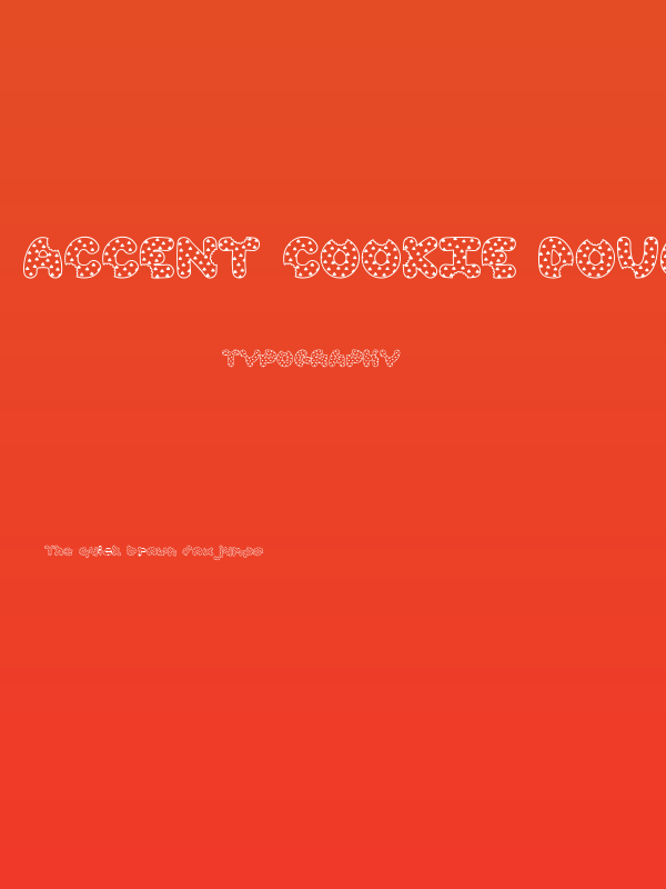 Accent Cookie Dough Poster