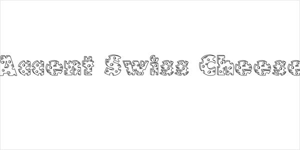 Accent Swiss Cheese Logo