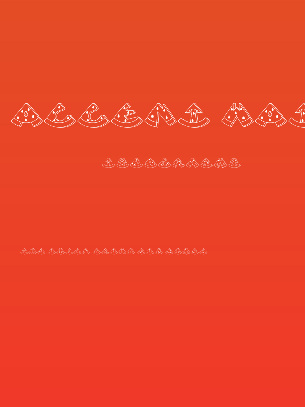 Accent Watermelon Poster