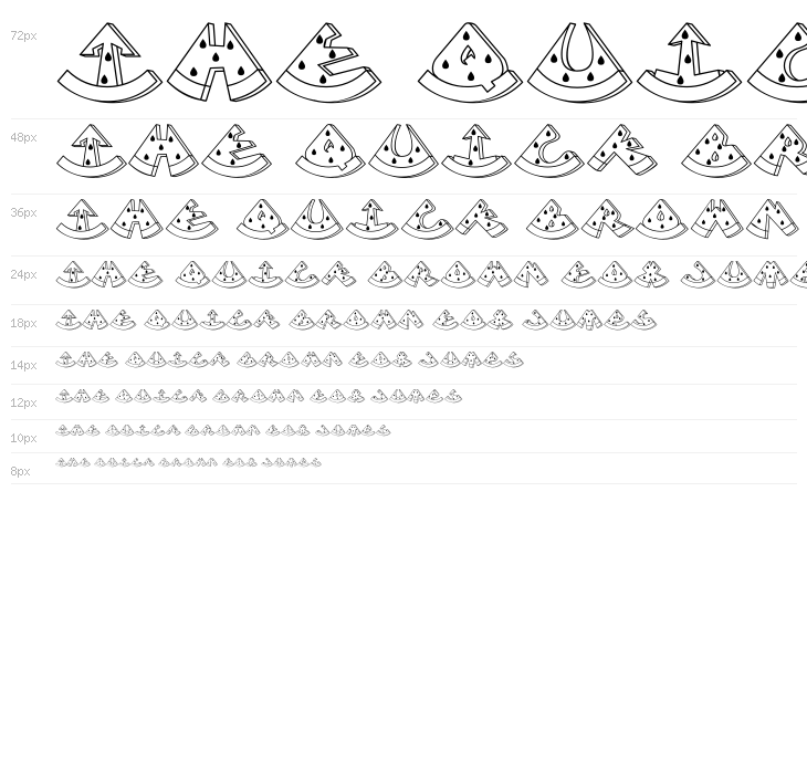 Accent Watermelon Waterfall