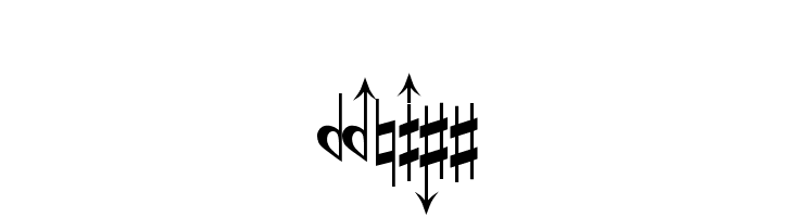 Accidentals Font