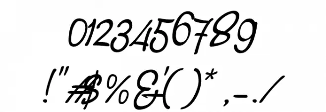 Accountant Signature Font OTHER CHARS