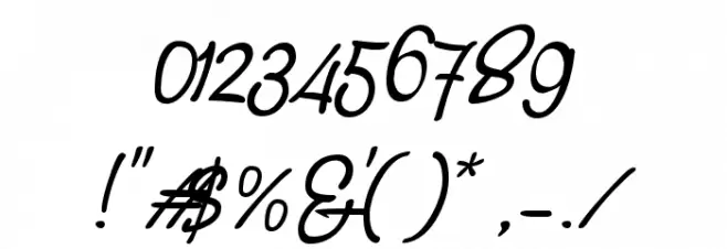 Accountant Signature Font OTHER CHARS