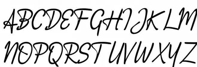 Accountant Signature Шрифта ВЕРХНИЙ