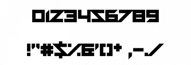 Ace Adventure Regular Font OTHER CHARS