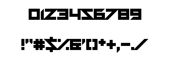 Ace Adventure Regular Font OTHER CHARS