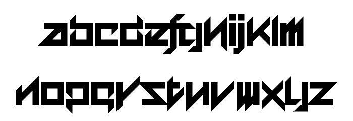 Ace Adventure Regular Font LOWERCASE