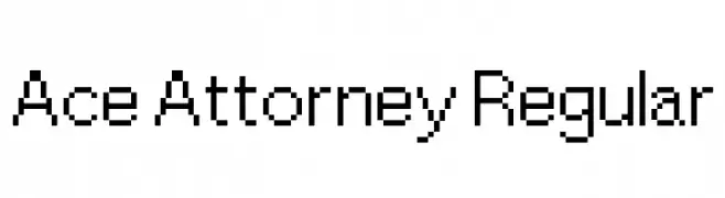Ace Attorney Regular  لخطوط تنزيل
