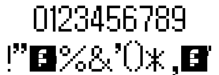 Ace Attorney Regular Font OTHER CHARS