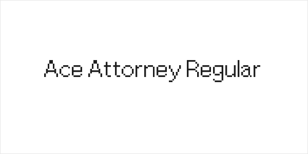 Ace Attorney Regular Logo
