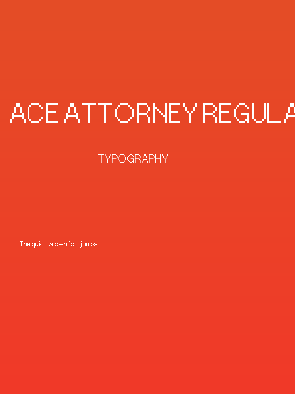 Ace Attorney Regular Poster