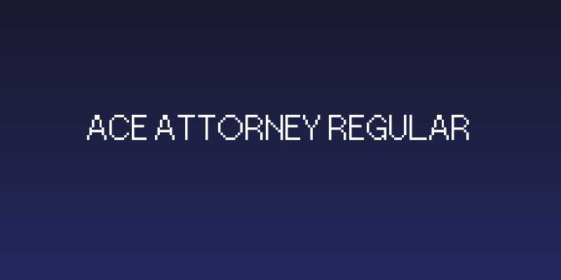 Ace Attorney Regular Social Header