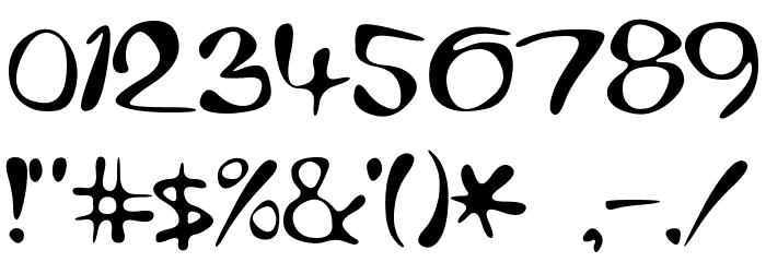 Ace Crikey Font OTHER CHARS