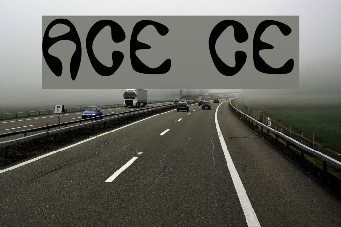 Ace Crikey Font examples