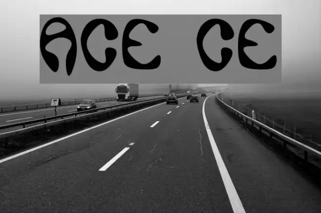 Ace Crikey خط examples